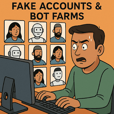 Behind the Screen: A Detailed Report on Fake Accounts, Bot Farms, and Online Narrative Warfare 1 Fake Accounts, Bot Farms, and Online Narrative Warfare