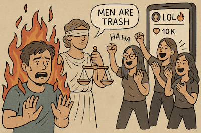 When Justice Turns into a Joke: The Viral Hypocrisy in Reactions to Violence Against Men Violence Against Men