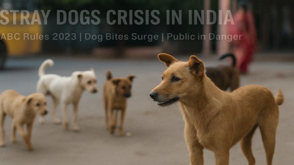 Stray Dogs in India growing crisis and dog bite crisis