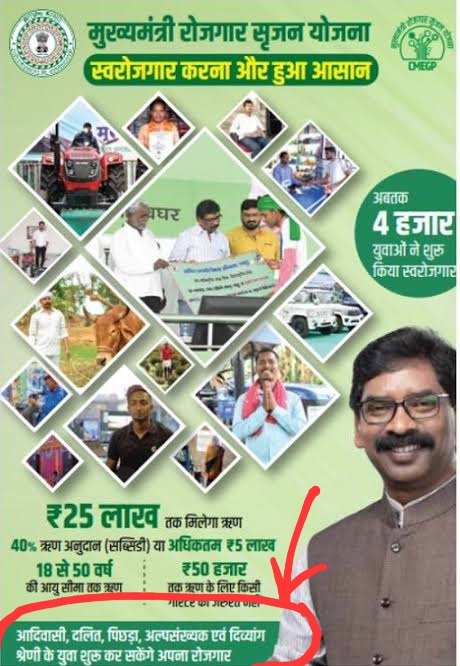 Jharkhand Mukhyamantri Swarojgar Yojana