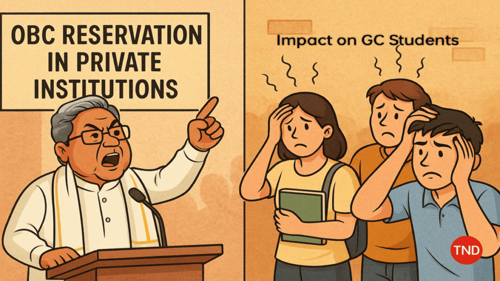 OBC RESERVATION IN PRIVATE INSTITUTIONS
