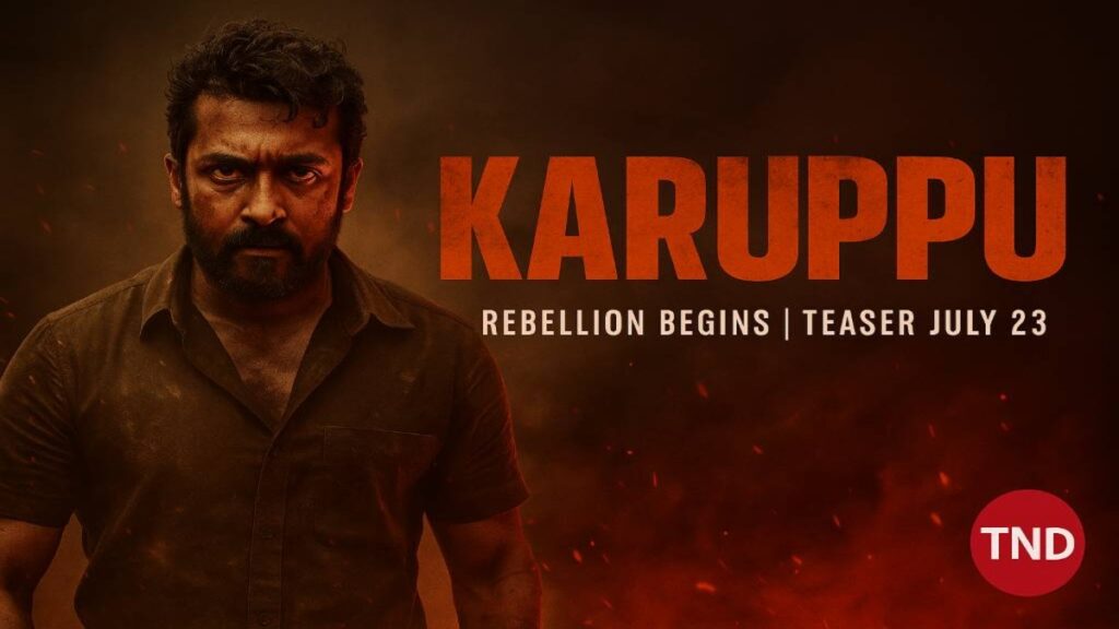 Suriya Karuppu: Teaser on July 23, Big Reveal on July 16