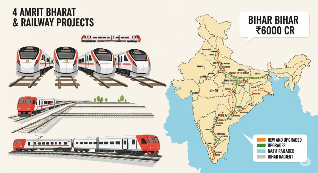 Ashwini Vaishnaw announces new railway projects in Bihar - The News Drill