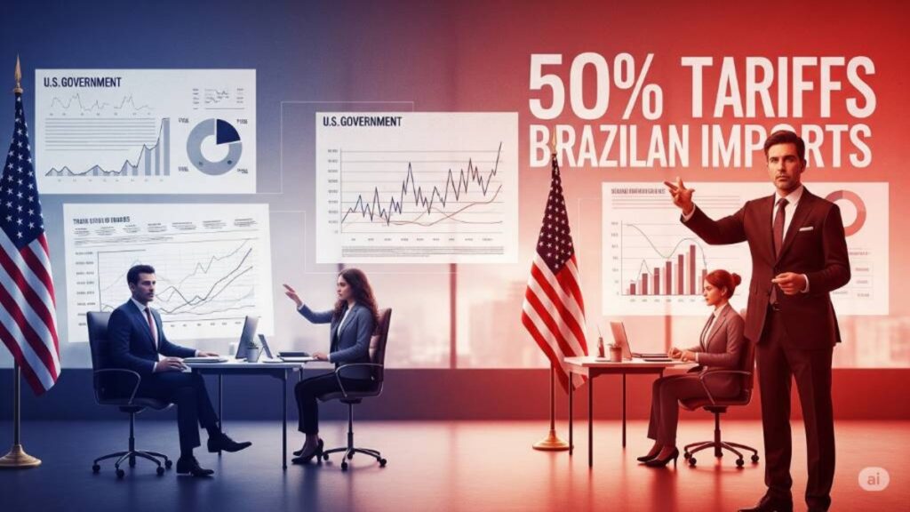 U.S. slaps 50% tariffs on Brazil