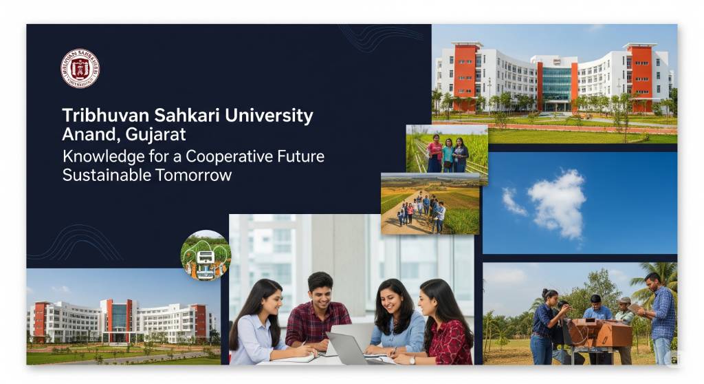 Tribhuvan Sahkari University campus, Anand, Gujarat
