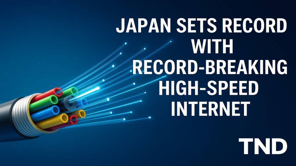 Japan high speed internet record