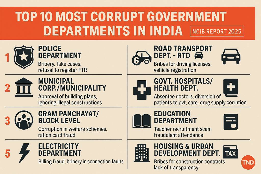 Top 10 most corrupt government department