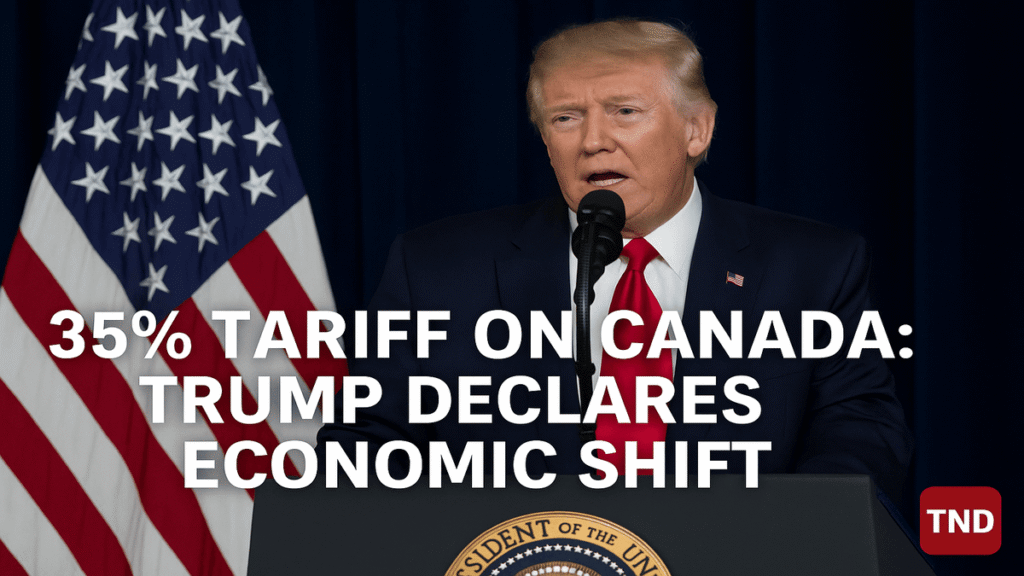 35% Tariff on Canada Trump Declares Economic Shift
