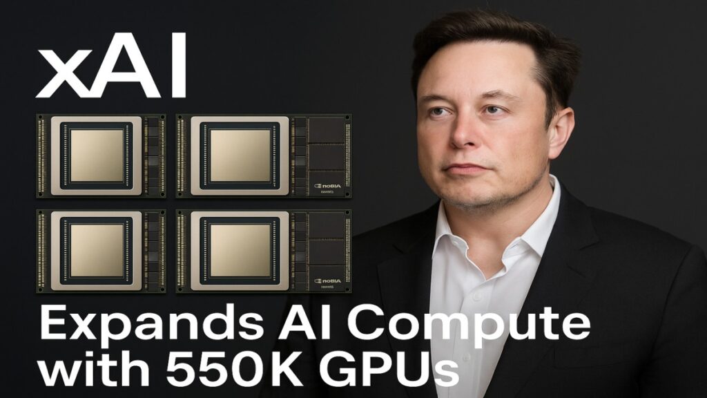xAI Expands AI Compute Nvidia GPUs powering Grok 4 Elon Musk