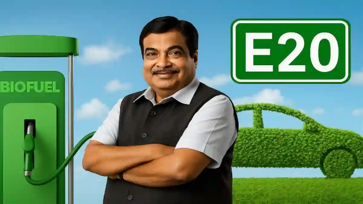 E20 Petrol in India: Cleaner Fuel or Hidden Cost? 1 E20 petrol in India
Nitin Gadkari