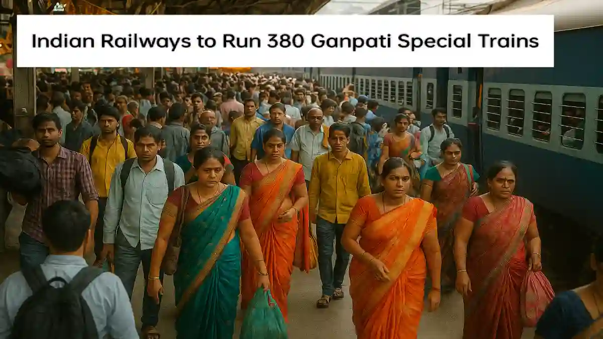Indian Railways to Run 380 Ganpati Special Trains 3 Indian Railways to Run 380 Ganpati Special Trains, But Festive Crowd Remains Uncontrolled