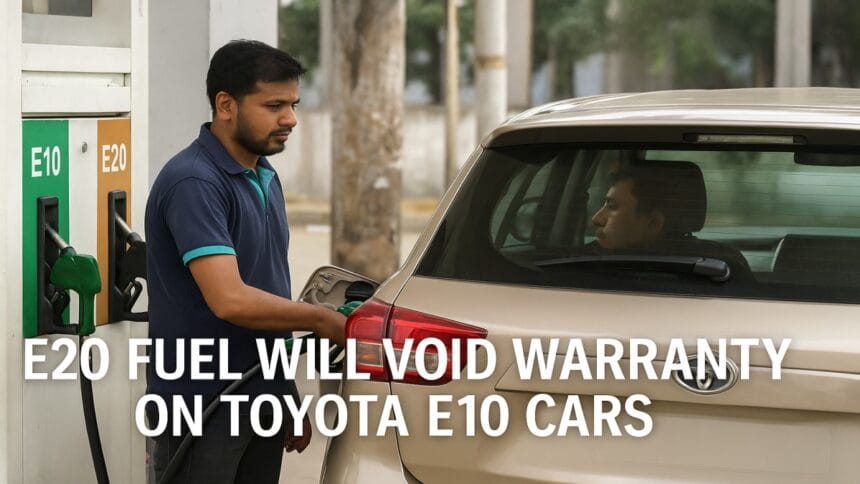 Toyota Confirms E20 Fuel Not Safe for E10 Cars | Warranty Void 3 Ethanol Blending