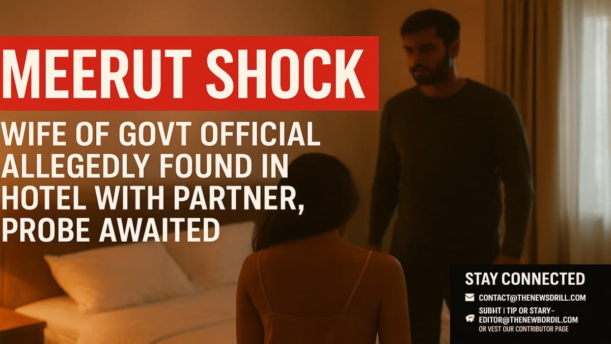 Meerut Shock: Wife of Govt Official Allegedly Found in Hotel with Partner, Probe Awaited 1 Meerut Shock: Wife of Govt Official Allegedly Found in Hotel with Partner,