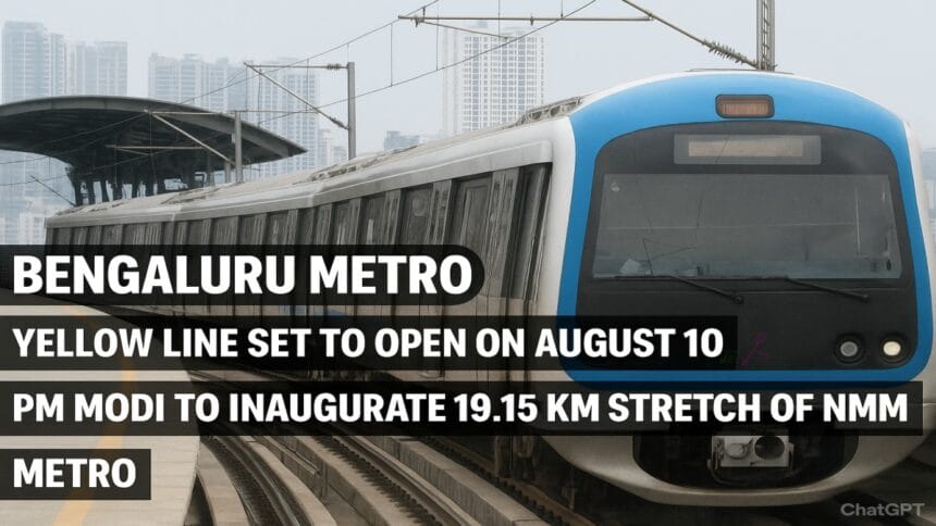 yellow line of namma metro