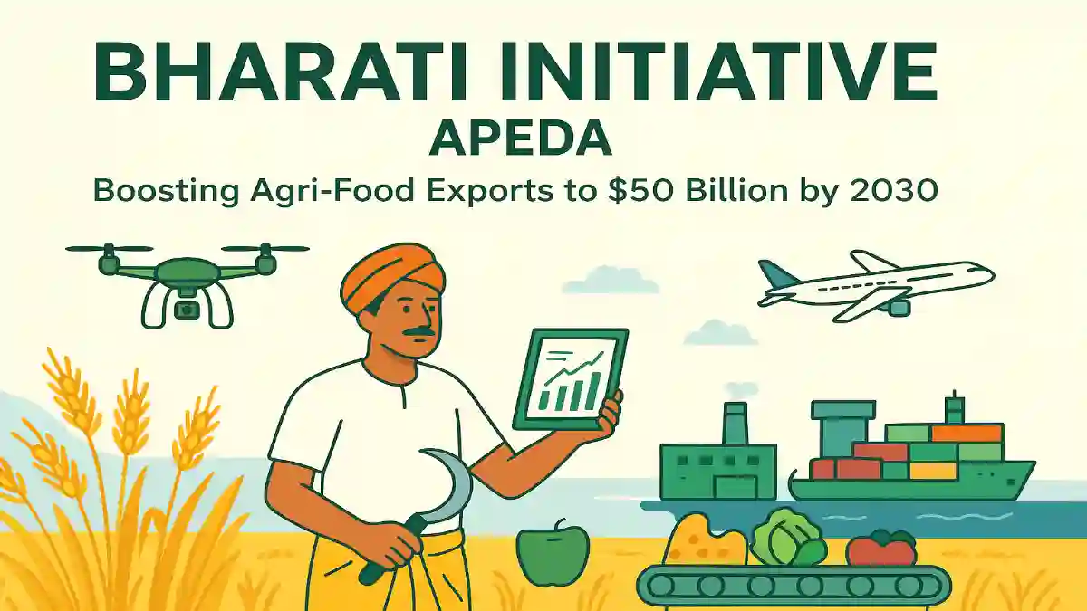 APEDA Launches BHARATI Initiative to Boost India’s Agri Food Exports 3 APEDA Launches BHARATI Initiative to Boost India’s Agri-Food Exports to $50 Billion by 2030