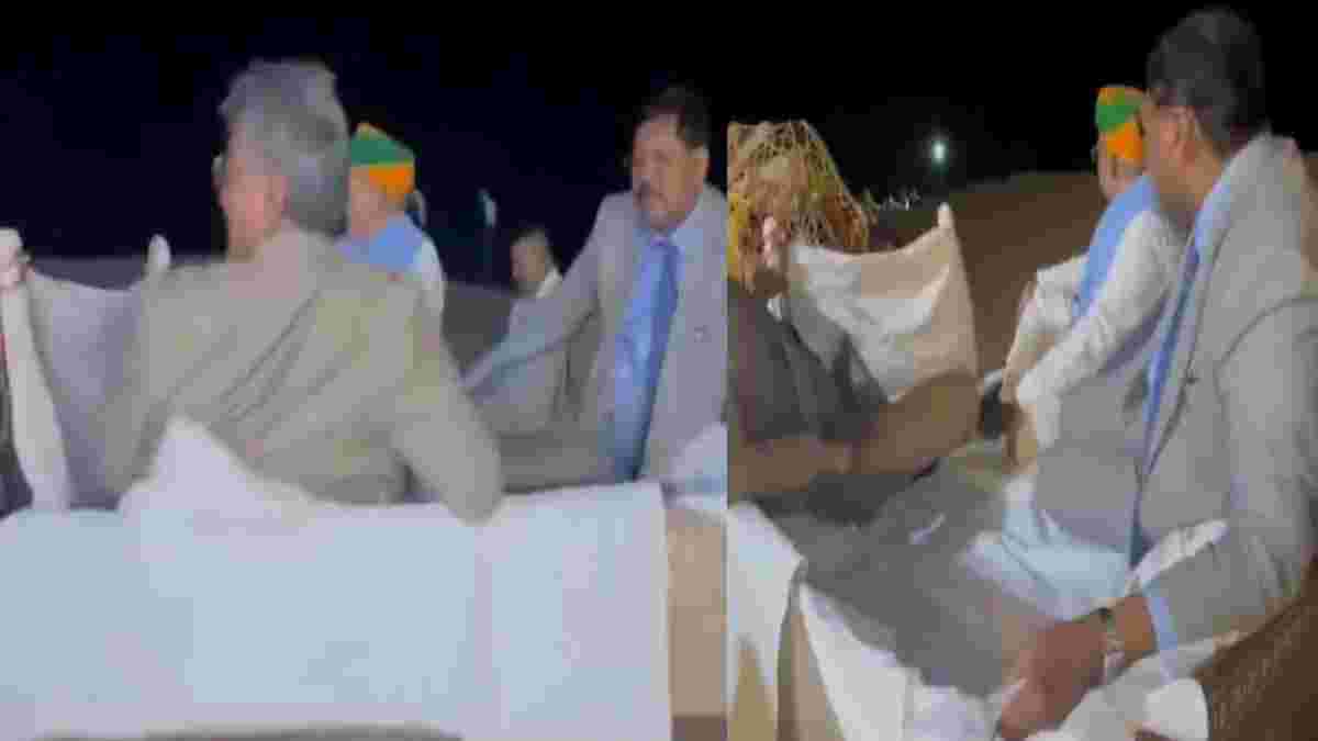 CJI B.R. Gavai Enjoys Camel Cart Ride in Bikaner 